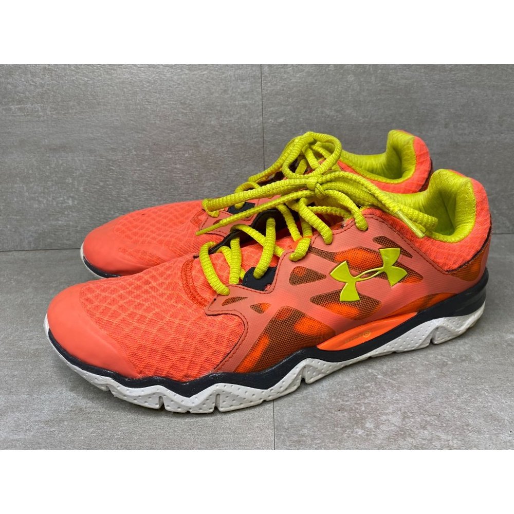 Under Armour Womens Micro G 1238600-824 Orange Running Shoe Sneakers Sz 11 - Picture 5 of 9